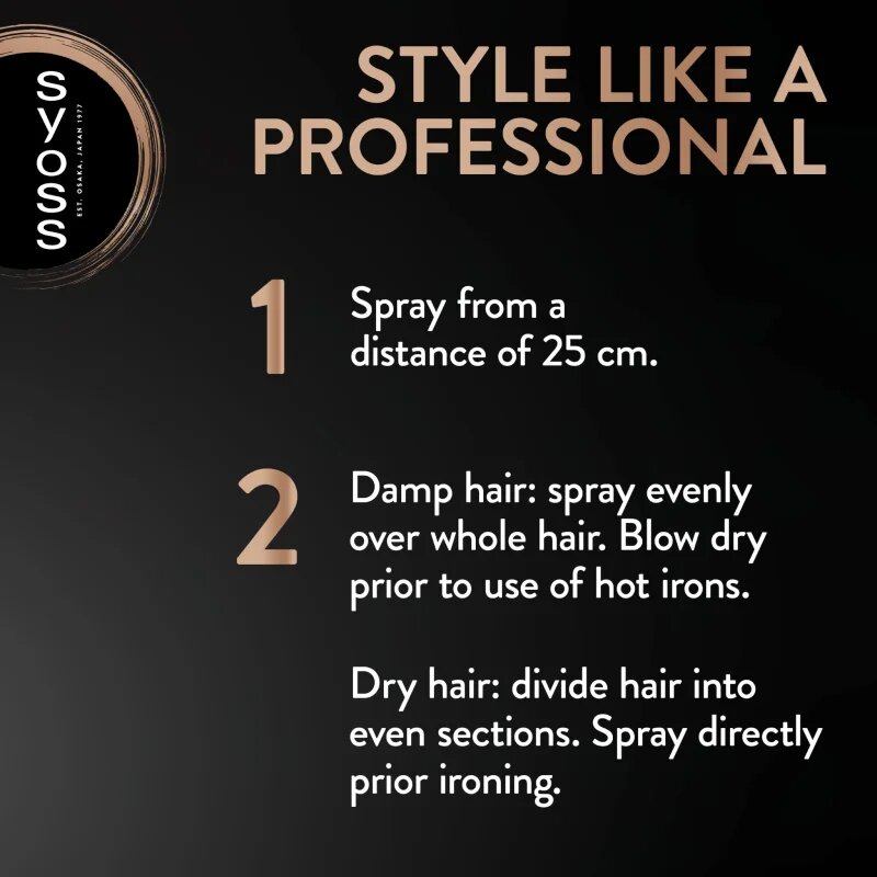 Syoss Keratin Heat védő spray a hajformázáshoz melyhez magas hőfokot használunk 200 ml