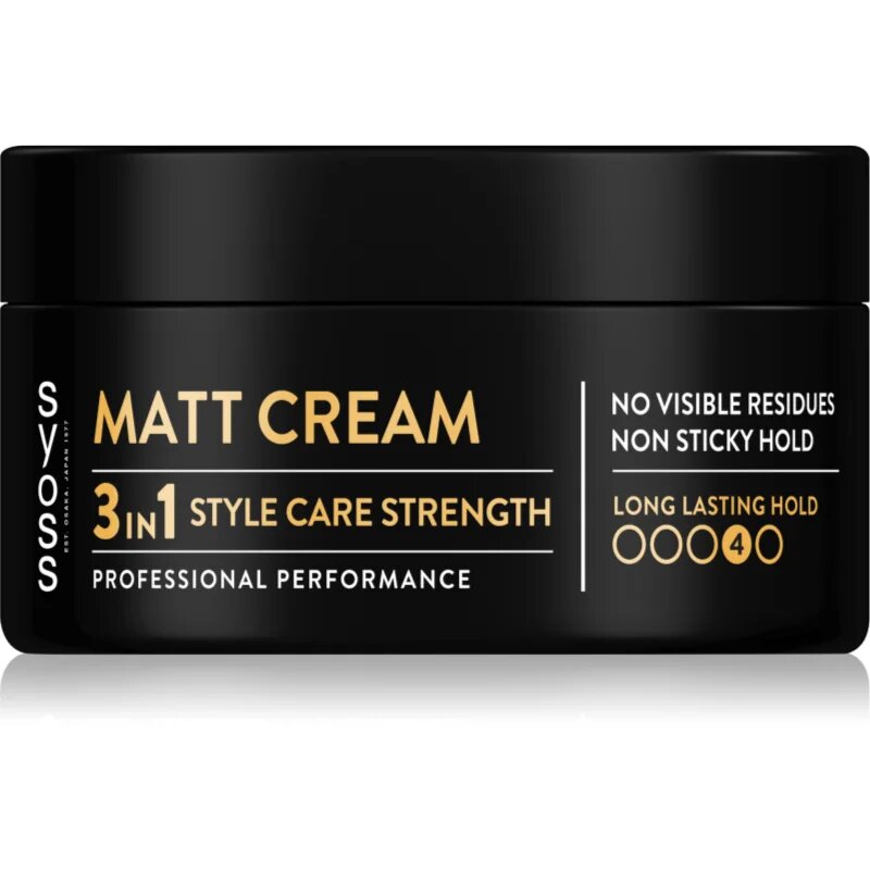 Syoss Matt Cream Matt hajformázó krém a formáért és a fixálásért 100 ml