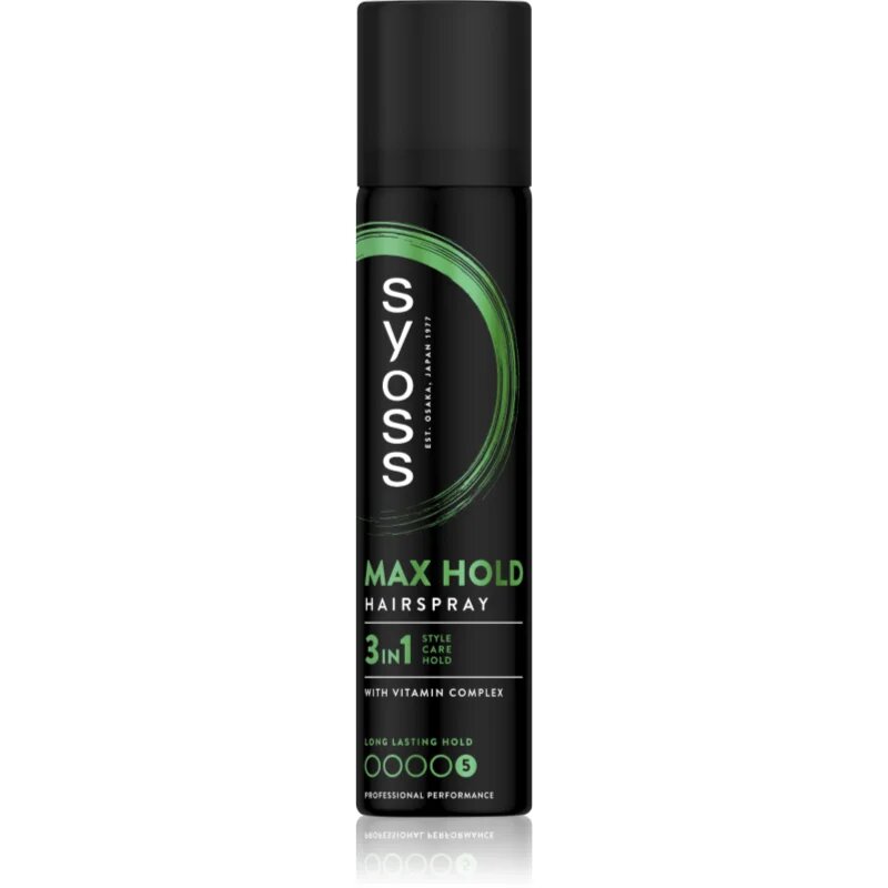 Syoss Max Hold hajlakk extra erős fixáló hatású mini 75 ml