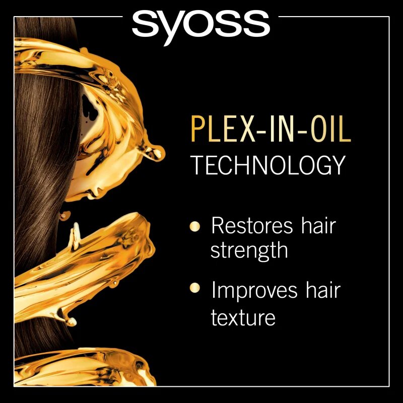 Syoss Oleo Intense tartós hajfesték olajjal árnyalat 5-54 Ashy Light Brown 1 db