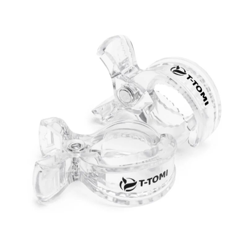T-Tomi Clip cumitartó csipesz Clear 2 db
