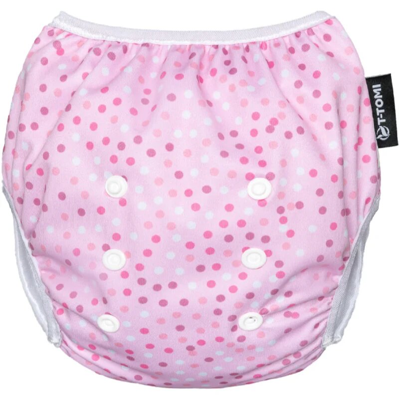 T-Tomi Diaper Swimwear Pink Dots mosható úszópelenkák 5 - 15 kg 1 db