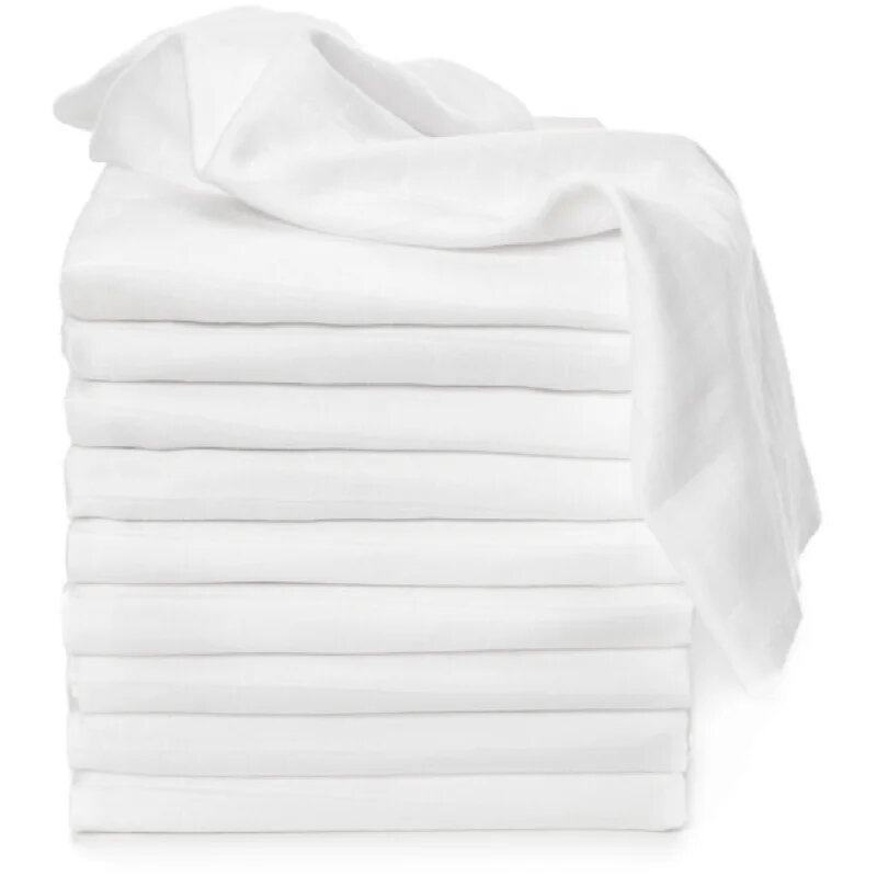 T-Tomi TETRA Cloth Diapers EXCLUSIVE COLLECTION White mosható pelenkák White 70x70 cm 10 db