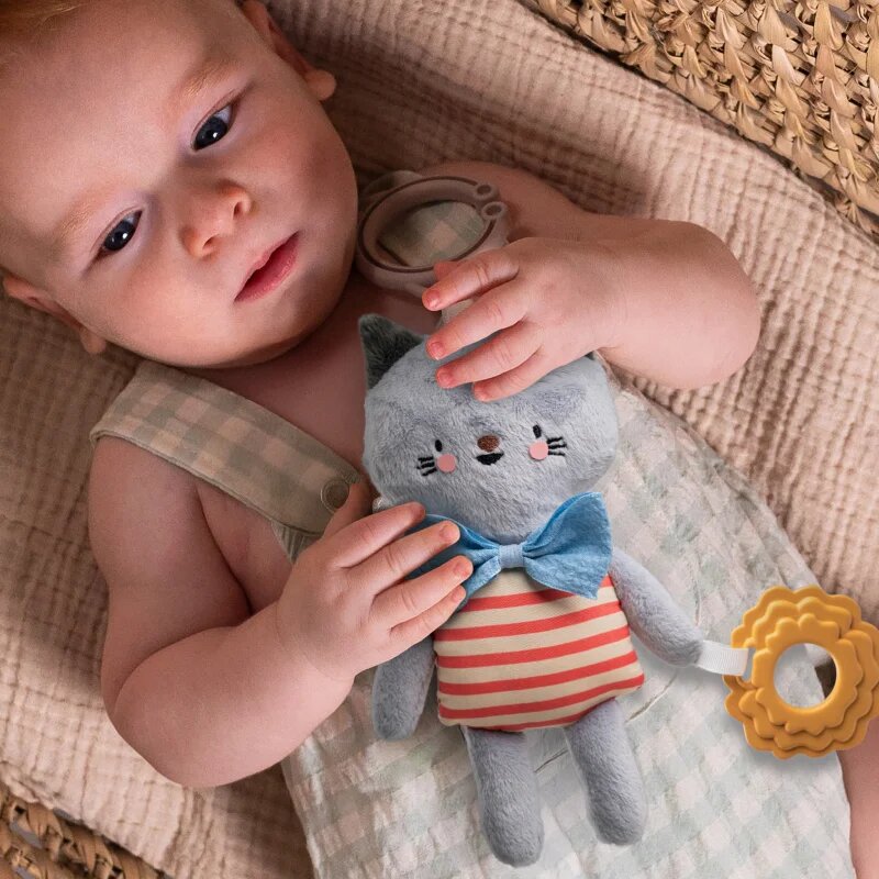Taf Toys Activity Toy Clara the Cat kontrasztos függőjáték rágókával 0 m+ 1 db