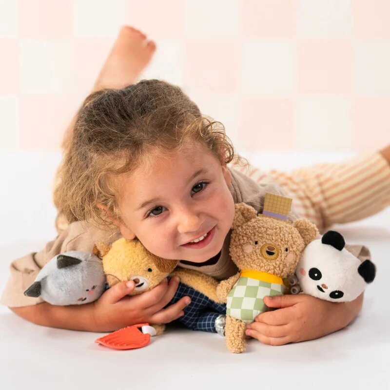 Taf Toys Activity Toy Pamela the Panda kontrasztos függőjáték rágókával 1 db