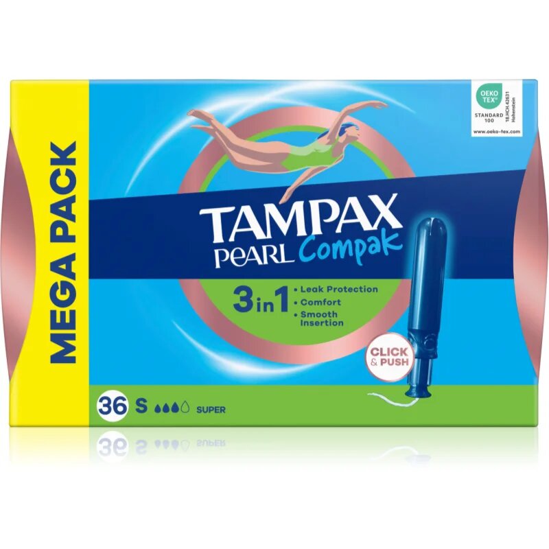 Tampax Pearl Compak Super tamponok applikátorral 36 db