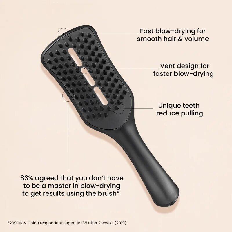 Tangle Teezer Easy Dry & Go Jet Black hajkefe a gyorsabban beszárított hajhoz 1 db