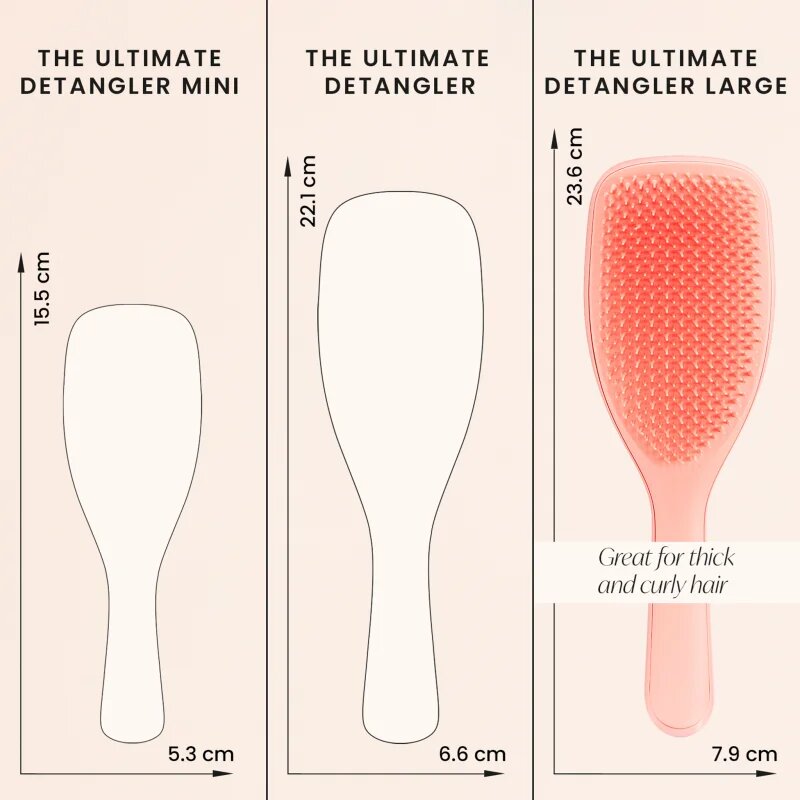 Tangle Teezer Large Ultimate Detangler Peachy Glow hajkefe 1 db