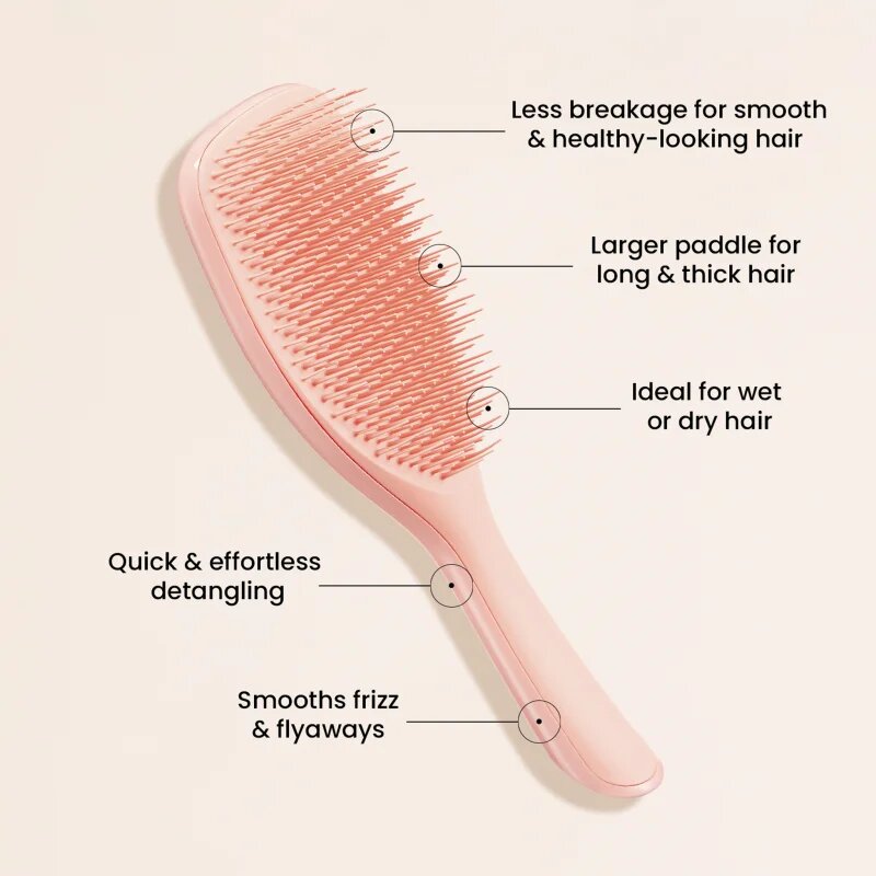 Tangle Teezer Large Ultimate Detangler Peachy Glow hajkefe 1 db