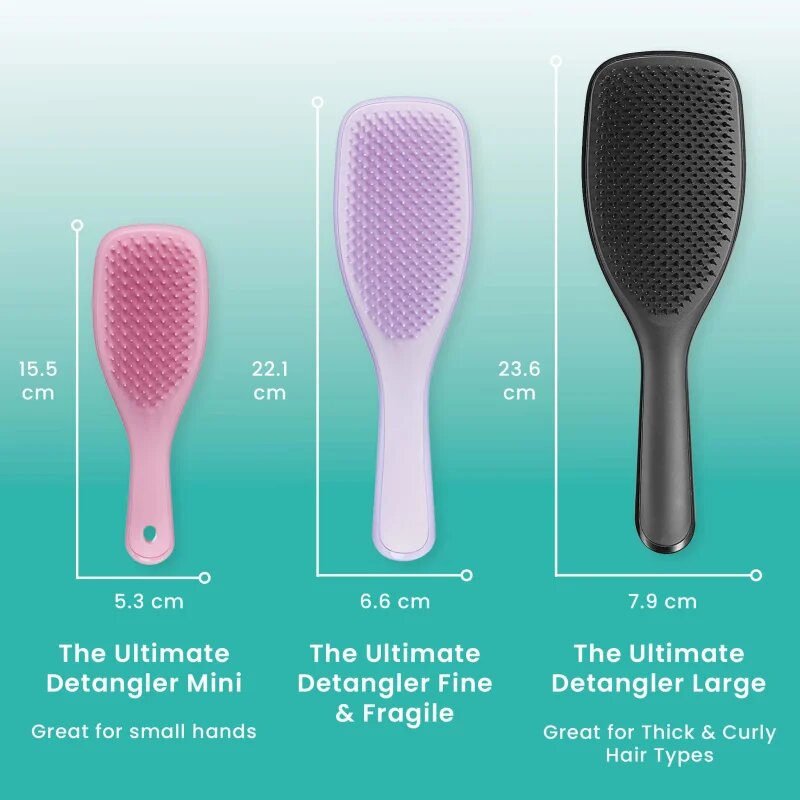 Tangle Teezer The Ultimate Detangler Fine & Fragile lapos kefe a törékeny hajra Hypnotic Heather 1 db