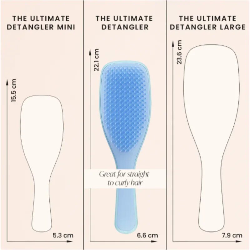Tangle Teezer The Ultimate Detangler hajkefe árnyalat Matte - Porcelain Cream 1 db