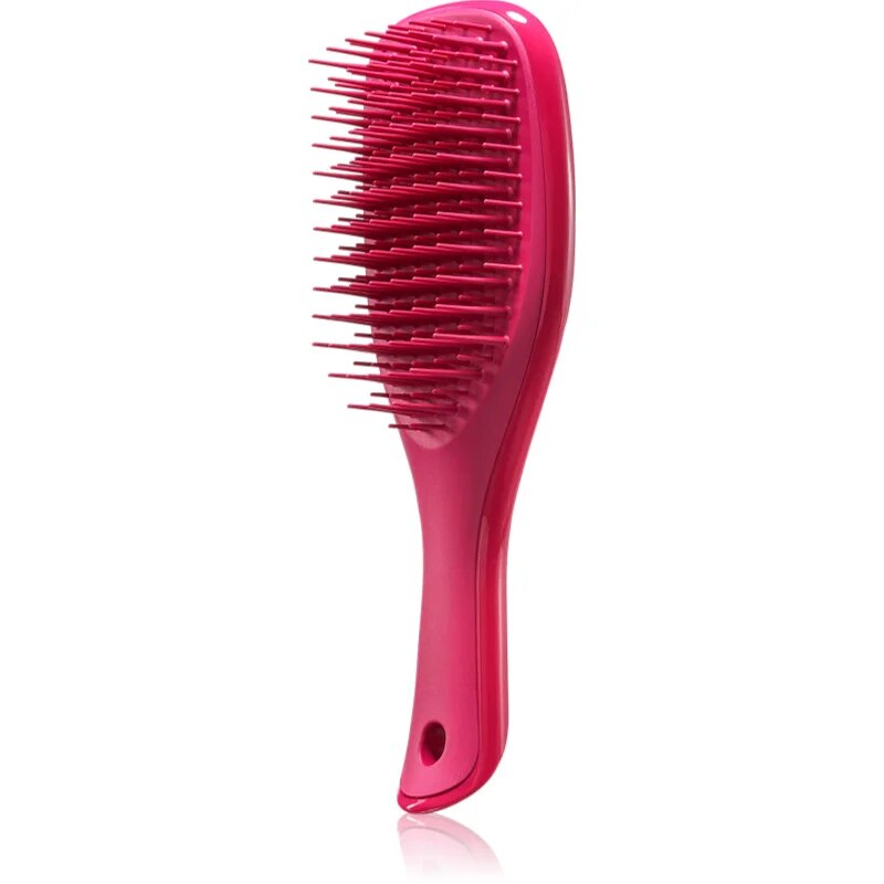 Tangle Teezer The Ultimate Detangler Mini lapos kefe egyenes és göndör hajra Electric Raspberry 1 db