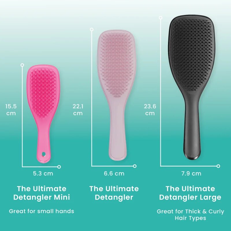 Tangle Teezer The Ultimate Detangler Mini lapos kefe minden hajtípusra Runway Pink 1 db