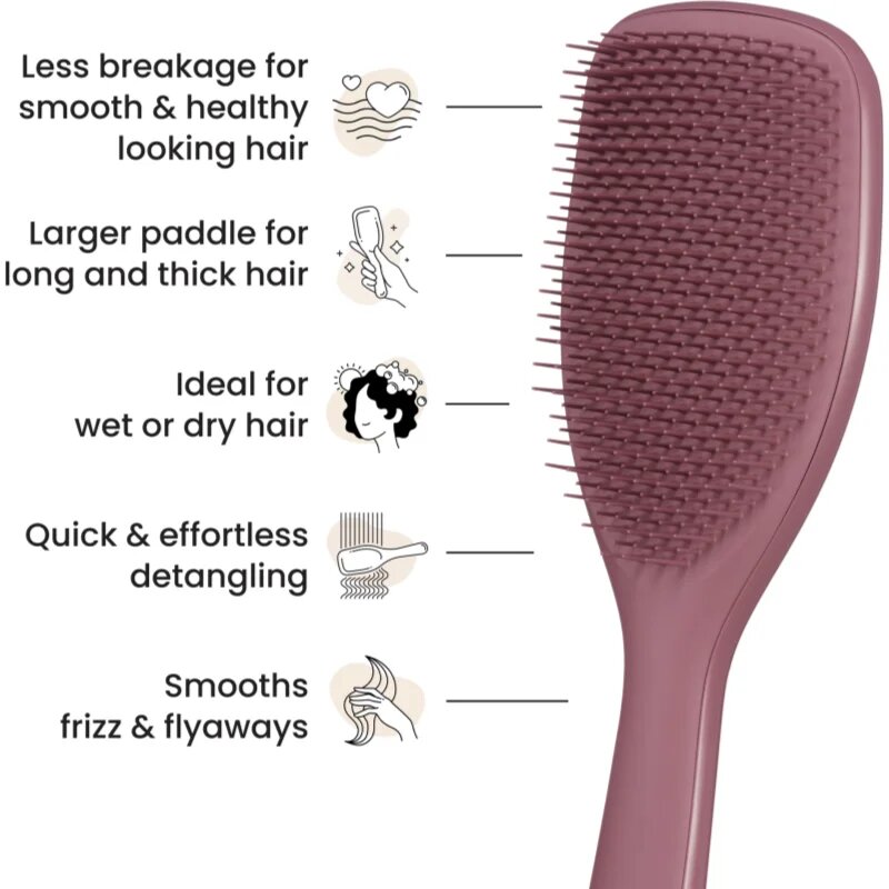 Tangle Teezer The Ultimate hajkefe L méret Pink Velvet 1 db