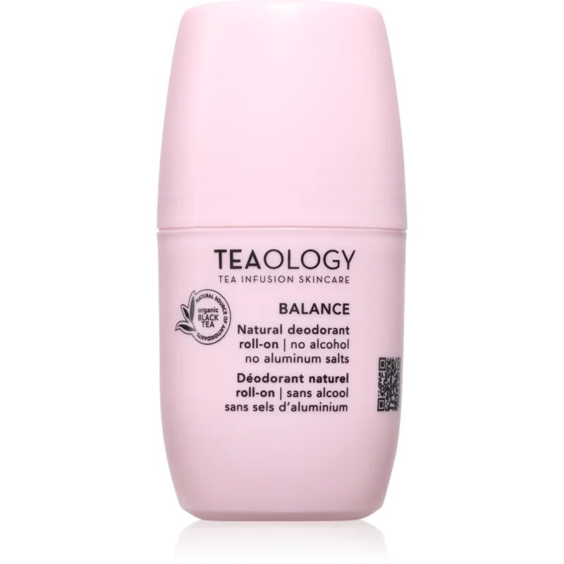 Teaology Balance Natural Deodorant golyós roll-on dezodor alumínium mentes 40 ml