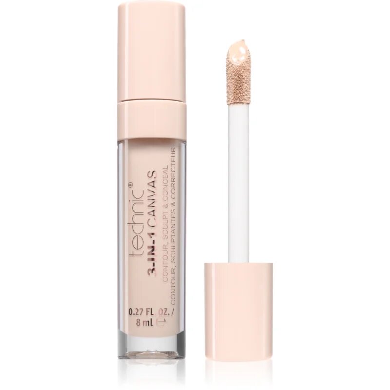 Technic Cosmetics 3-In-1 Canvas tartós korrektor árnyalat Porcelain 8 ml