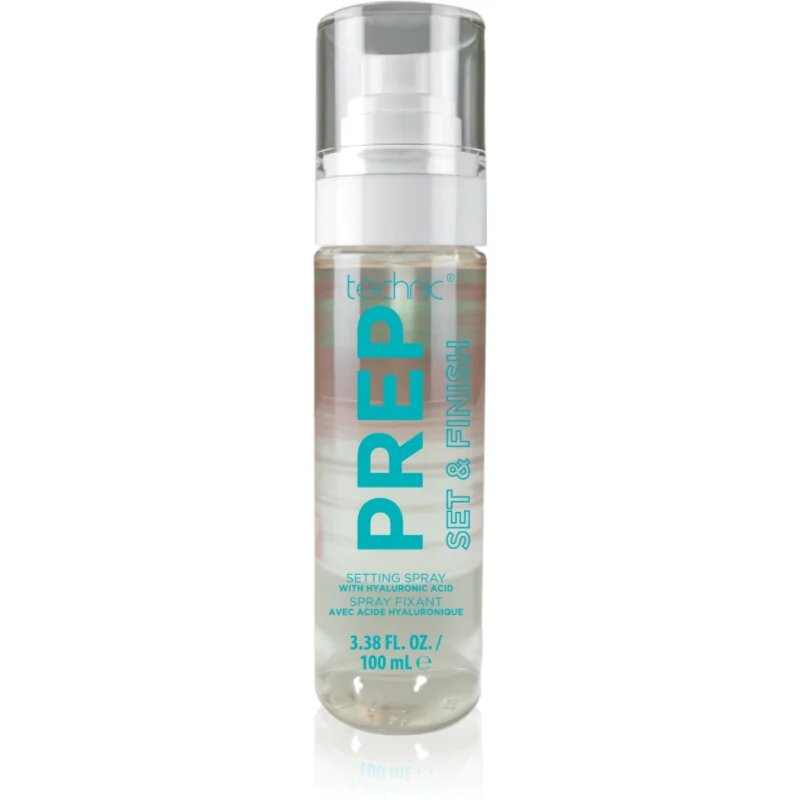 Technic Cosmetics Prep Set & Finish fixáló spray hidratáló hatással 100 ml