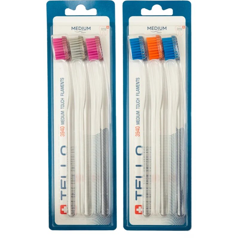 TELLO 3940 Medium 3pack fogkefe 3 db