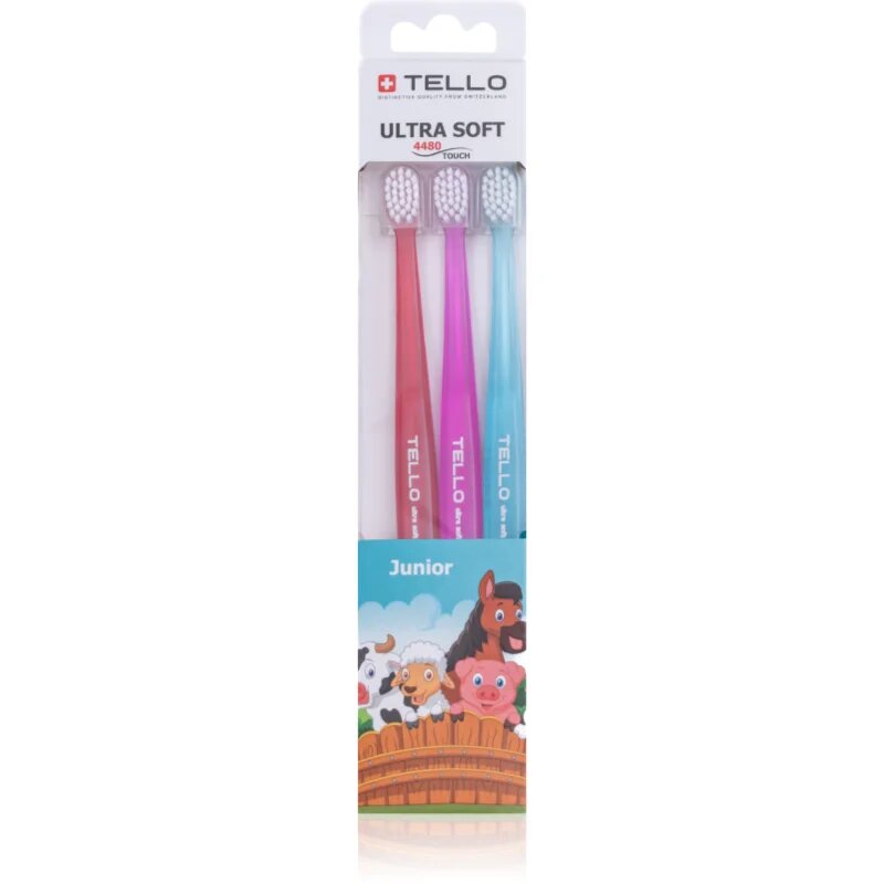 TELLO 4480 Junior 3pack fogkefe gyermekeknek 3 db