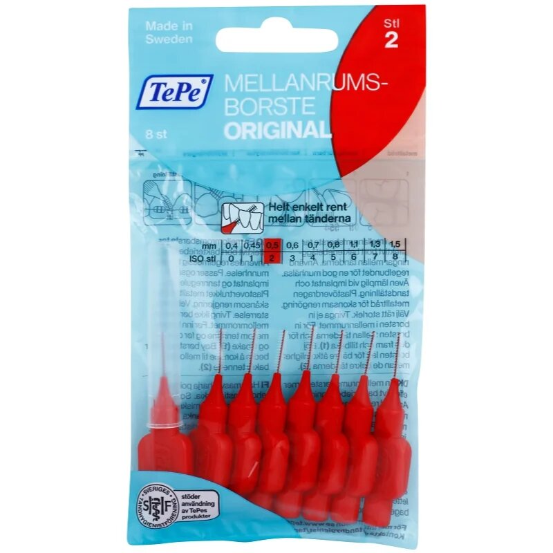 TePe Original fogköztisztító kefék 05 mm 8 db