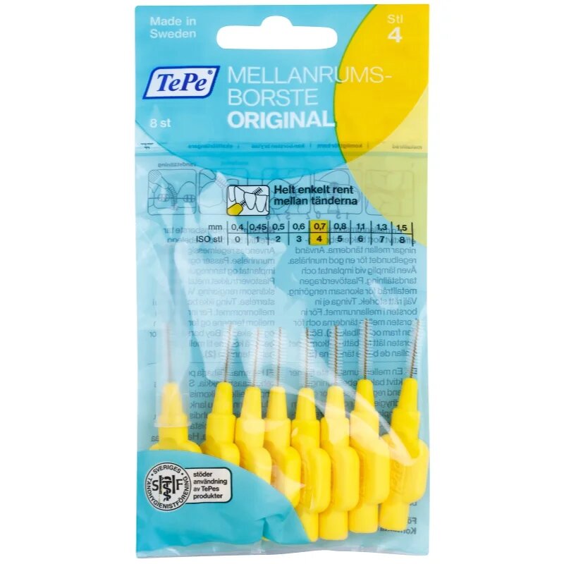 TePe Original fogköztisztító kefék 07 mm 8 db