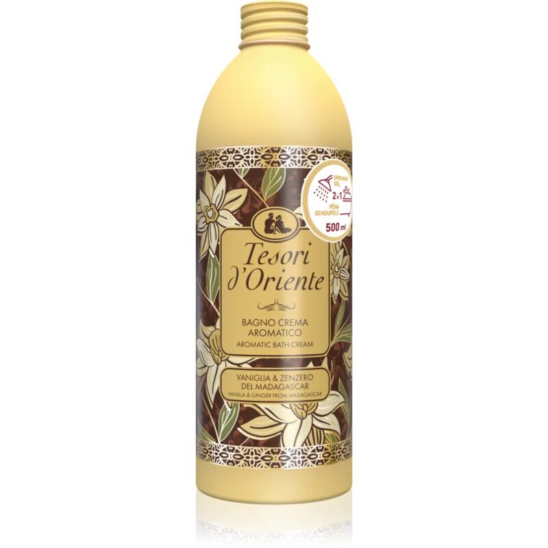 Tesori d'Oriente Vanilla & Ginger of Madagaskar tusfürdő gél 2 az 1-ben 500 ml