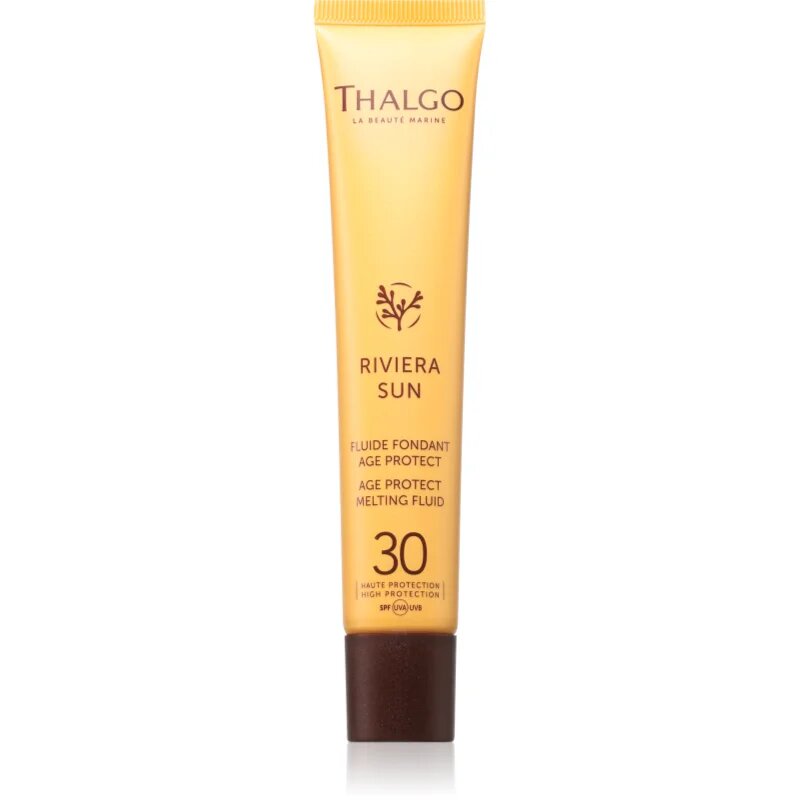 Thalgo Riviera Sun Age Protect Melting Fluid SPF30 ránctalanító fluid a napbarnítottság meghosszabbítására SPF 30 50 ml