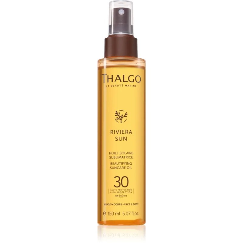 Thalgo Riviera Sun Beautyfying Suncare Oil SPF30 barnulást segítő tápláló száraz olaj SPF 30 150 ml