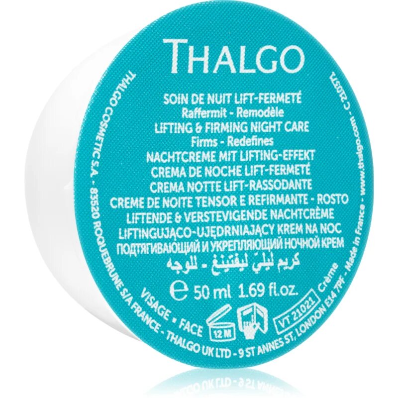 Thalgo Silicium Lifting and Firming Night Care éjszakai liftinges és bőrfeszesítő krém 50 ml