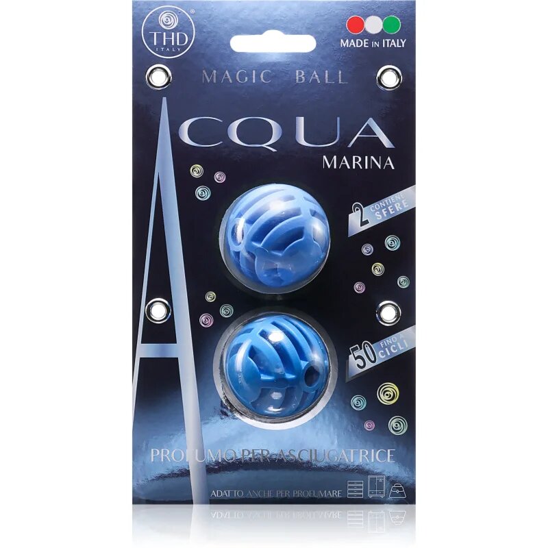 THD Acqua Marina illatosító golyócskák szárítógépbe 2 db
