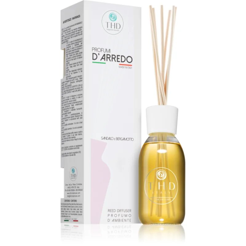 THD Diffusore Sandalo e Bergamotto aroma diffúzor 200 ml