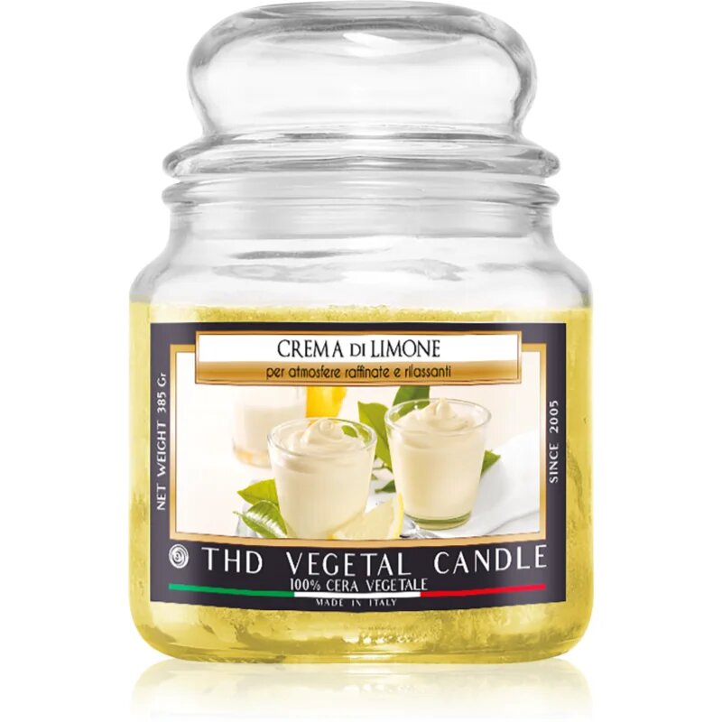 THD Italian Luxury Crema Di Limone illatgyertya 400 g