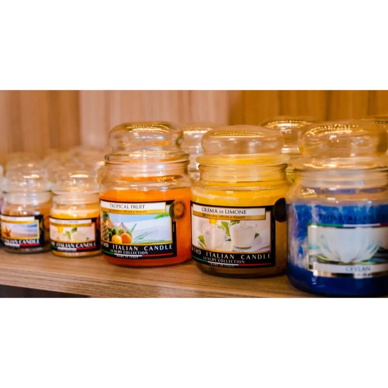 THD Italian Luxury Crema Di Limone illatgyertya 400 g