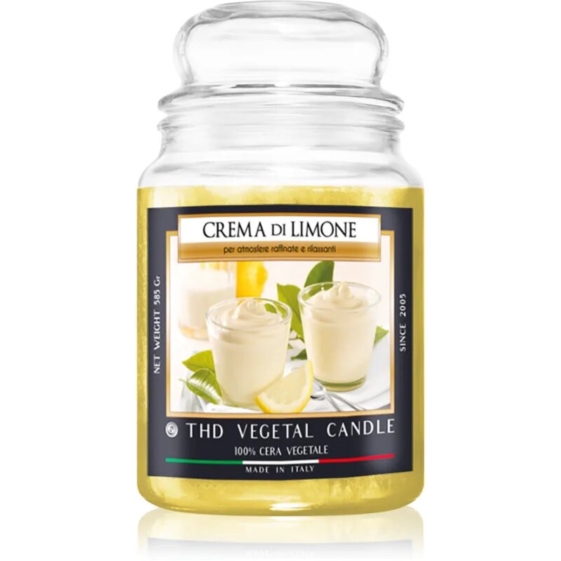 THD Italian Luxury Crema Di Limone illatgyertya 600 g