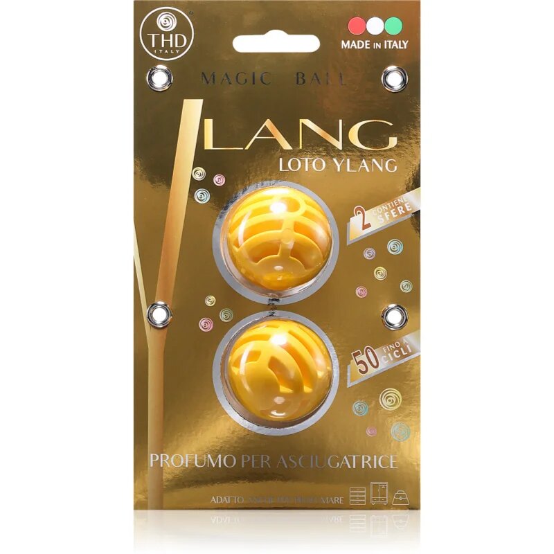 THD Lang Loto Ylang illatosító golyócskák szárítógépbe 2 db