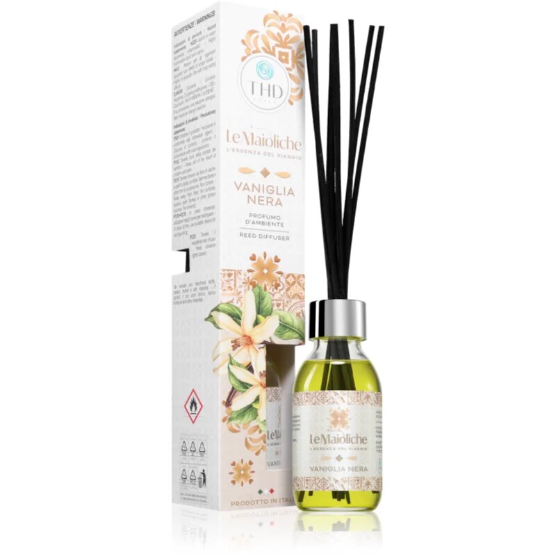 THD Le Maioliche Vaniglia Nera Aroma diffúzor töltettel 100 ml