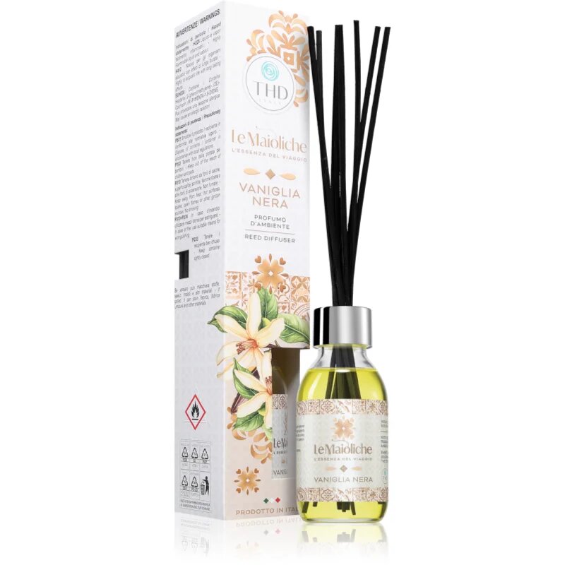 THD Le Maioliche Vaniglia Nera Aroma diffúzor töltettel 100 ml