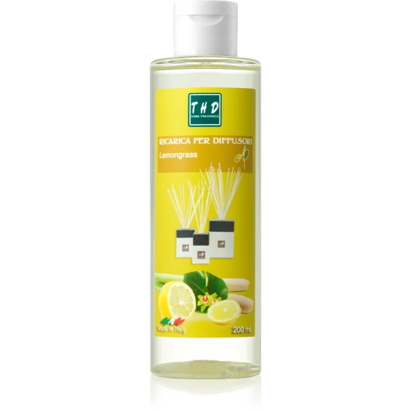 THD Ricarica Lemongrass Aroma diffúzor töltet 200 ml
