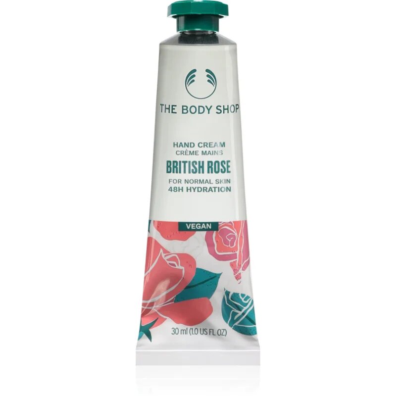 The Body Shop British Rose Hand Cream hidratáló kézkrém 30 ml