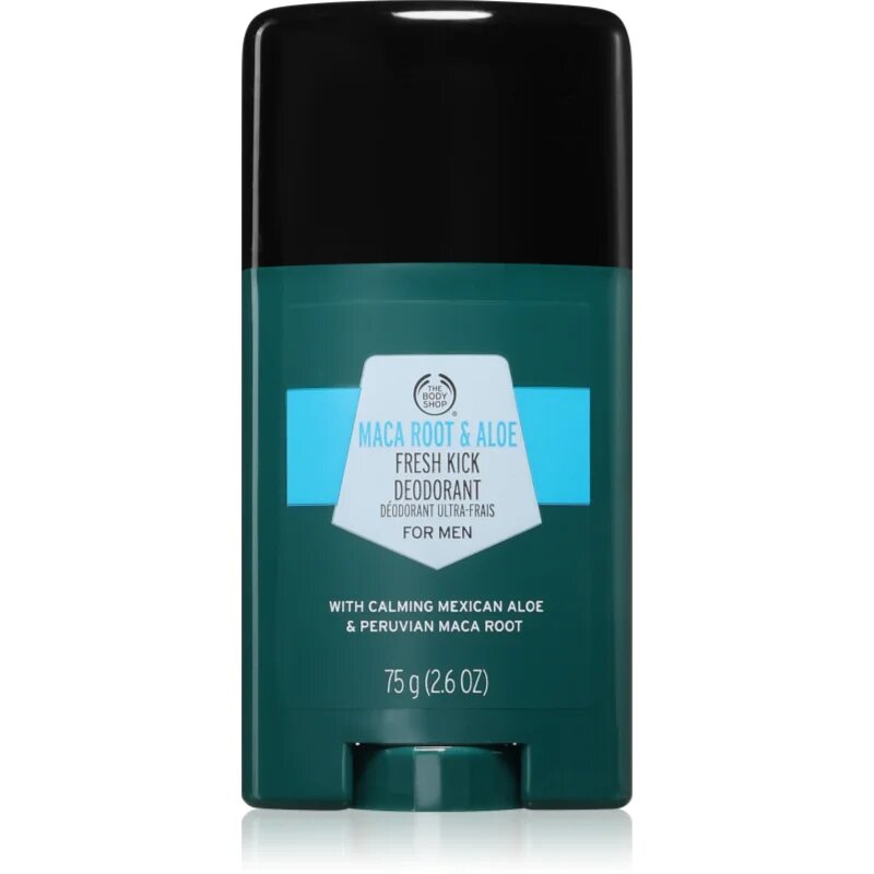 The Body Shop Maca Root & Aloe Fresh Kick Deodorant izzadásgátló deo stift uraknak 75 g