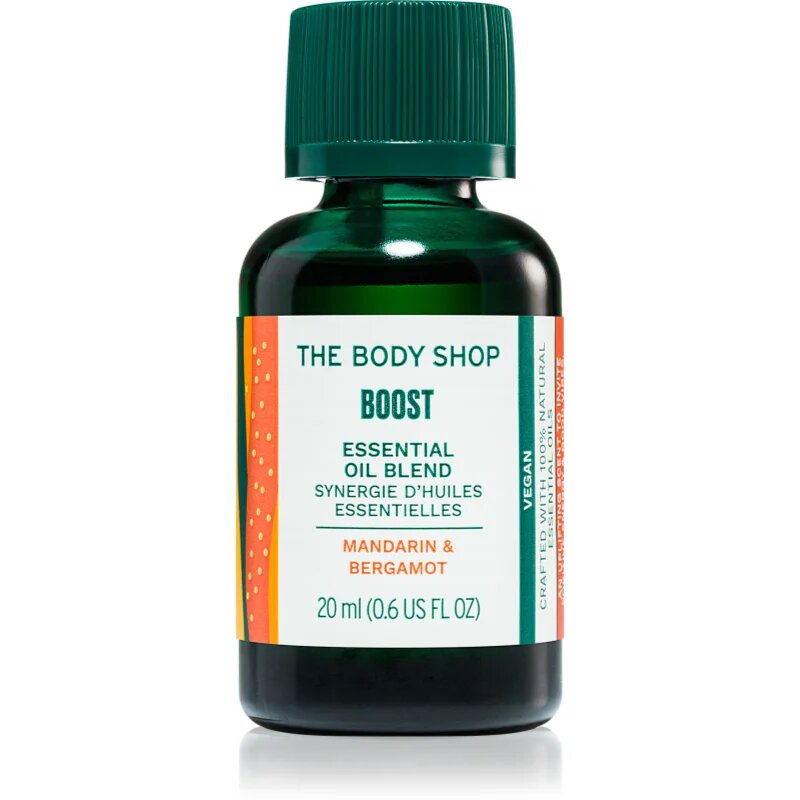 The Body Shop Mandarin & Bergamot Essential Oil Blend esszenciális mandarin olaj élénkítő hatás 20 ml