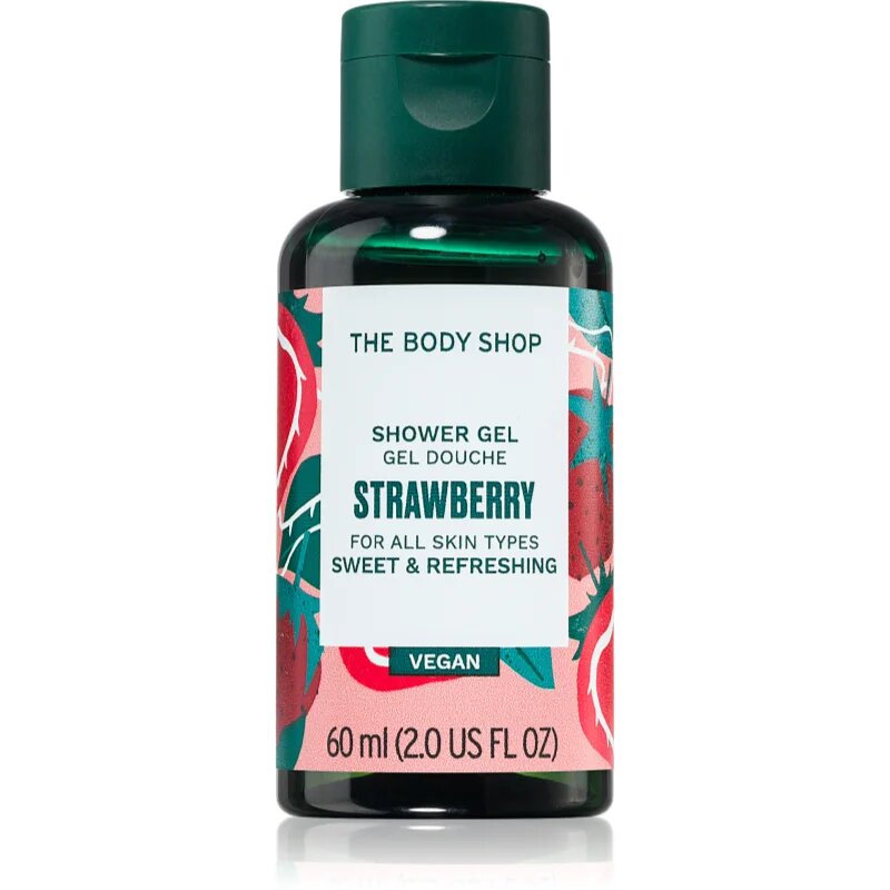 The Body Shop Strawberry Shower Gel felfrissítő tusfürdő gél 60 ml