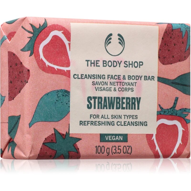 The Body Shop Strawberry Soap természetes szilárd szappan 100 g