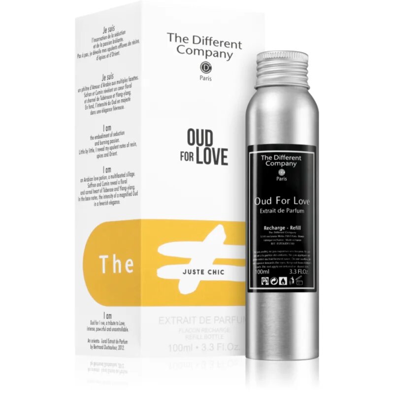 The Different Company Oud For Love Eau de Parfum utántöltő unisex 100 ml