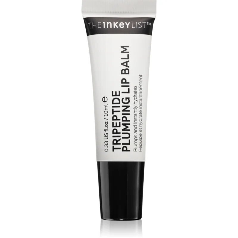The Inkey List Tripeptide Plumping Lip Balm ajakbalzsam nagyobbító hatás árnyalat Clear 10 ml
