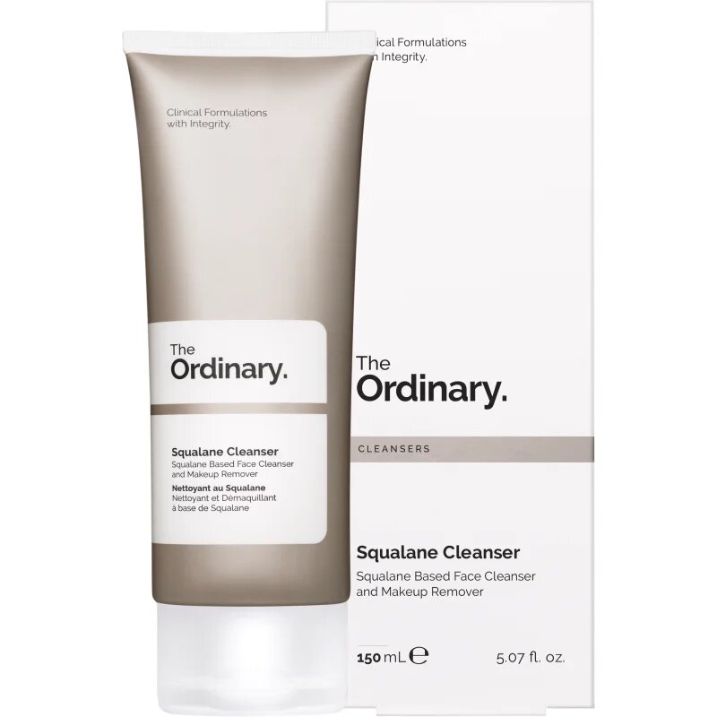 The Ordinary Squalane Cleanser lemosó hidratáló hatással 150 ml