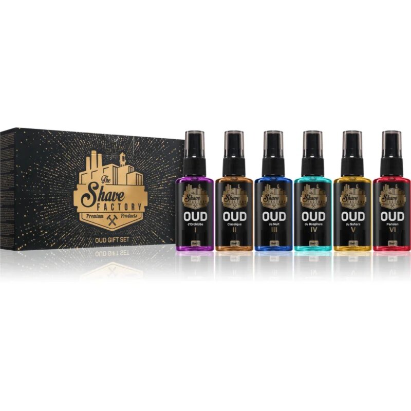 The Shave Factory OUD GIFT SET borotválkozás utáni arcvíz 6x50 ml