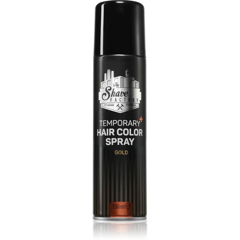 The Shave Factory Temporary Hair Color Spray haj spray árnyalat Gold 150 ml