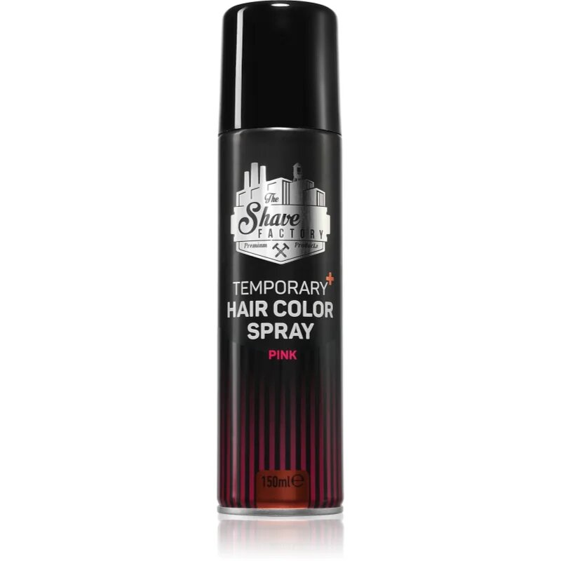 The Shave Factory Temporary Hair Color Spray haj spray árnyalat Pink 150 ml