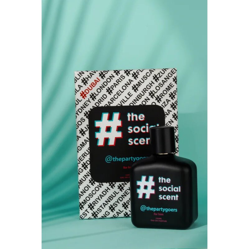 The Social Scent @thepartygoer for him Eau de Parfum uraknak 100 ml